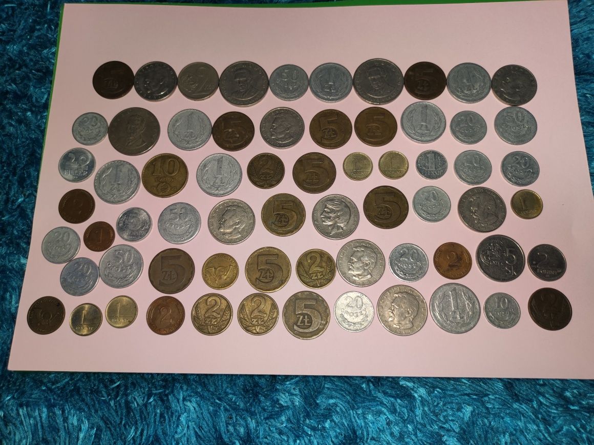 Duża ilość rzadkich monet