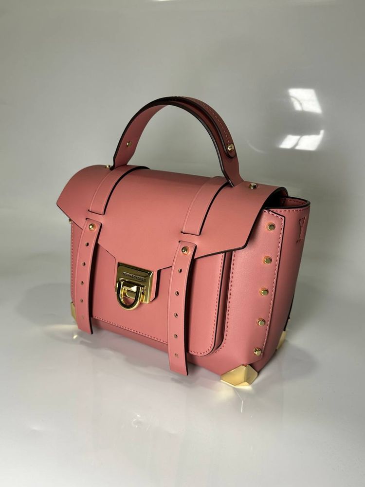 Сумка брендова Michael Kors Manhattan medium leather satchel