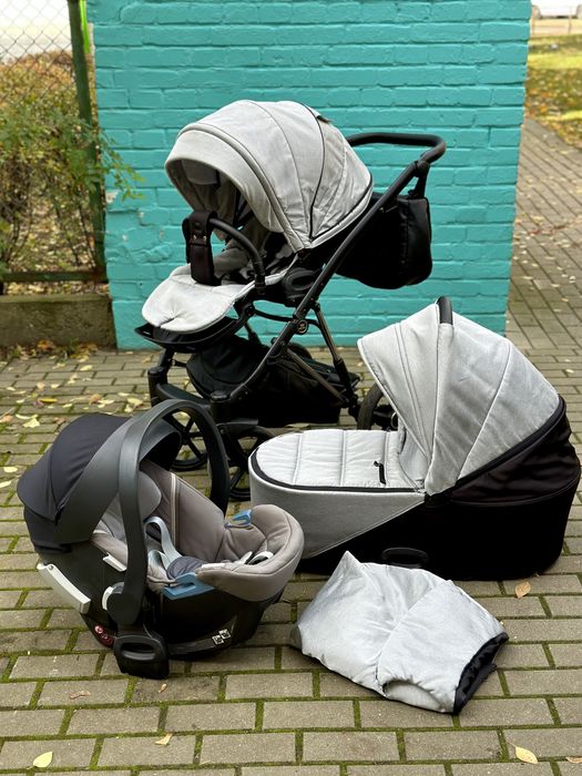 Wózek 3w1 2w1 fotelik cybex adaptery