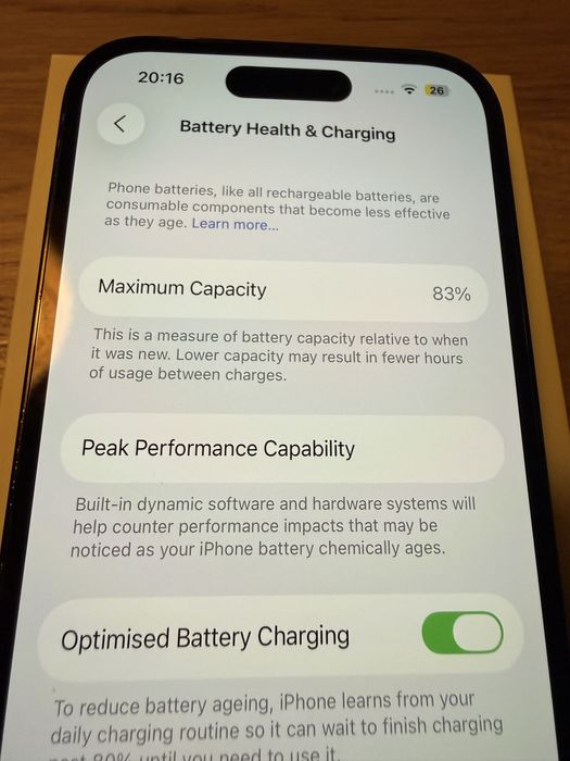 iPhone 14pro 512gb, bateria 83% + etui