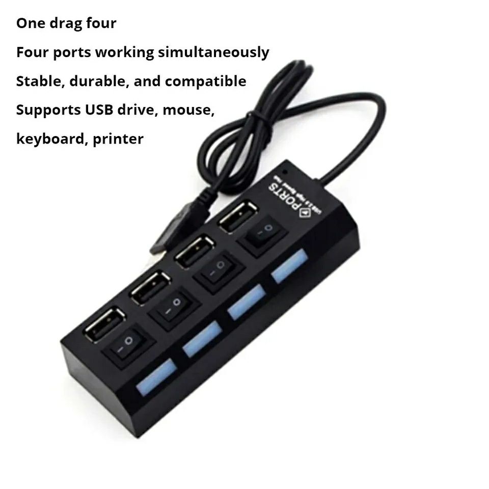 USB HUB, юсб хаб на 4 порти