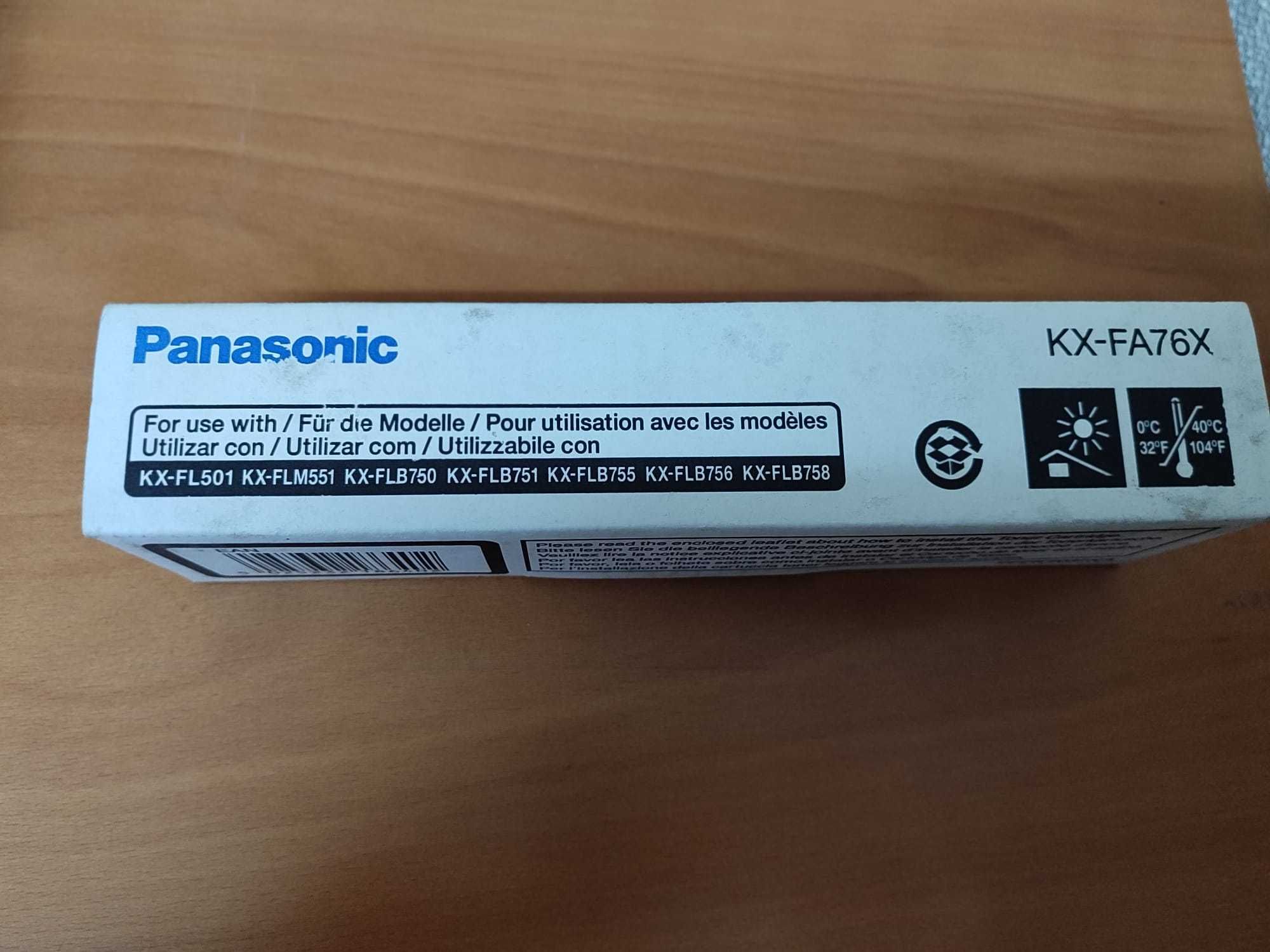 Toner original Panasonic KX-FA76X preto