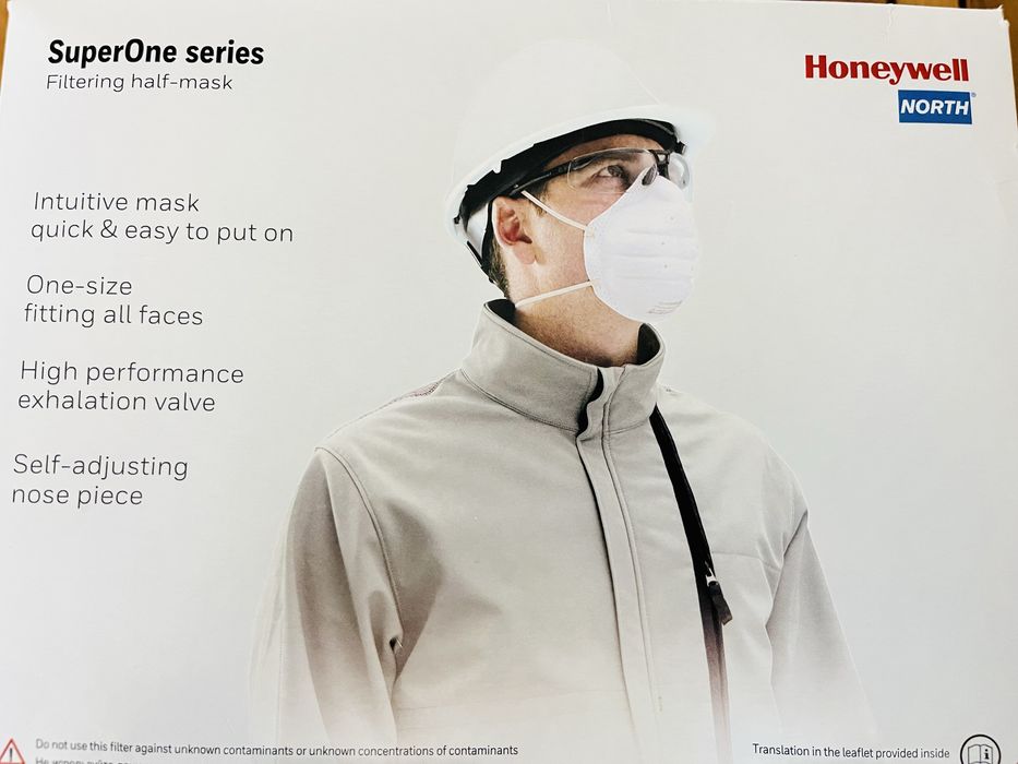 Máscaras FFP2 Honeywell 3205 - caixas com 30 un.