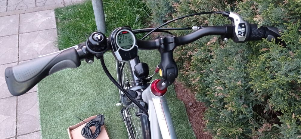 Rower elektryczny zadbany niemiecki Winora Sinus Bosch amortyzator