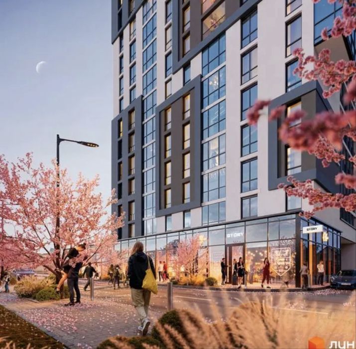 Продається 1 кімнатна в новобудові в центрі