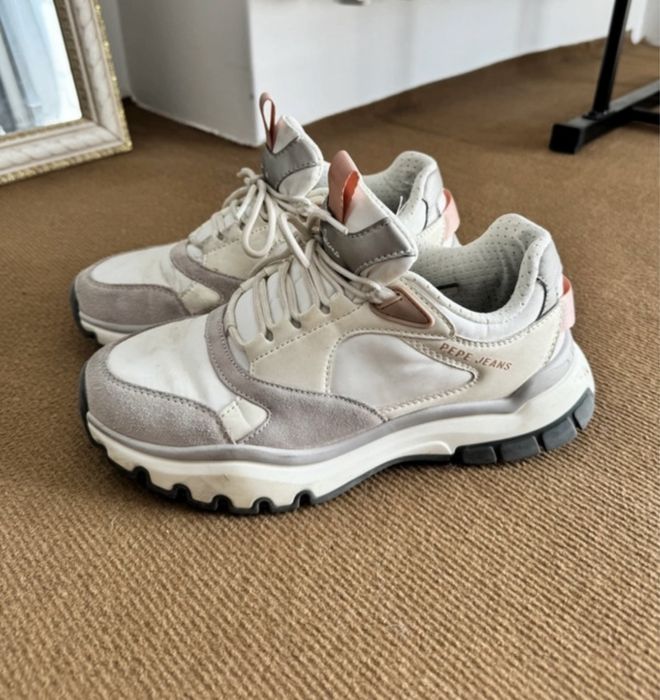 Sapatilhas pele jeans