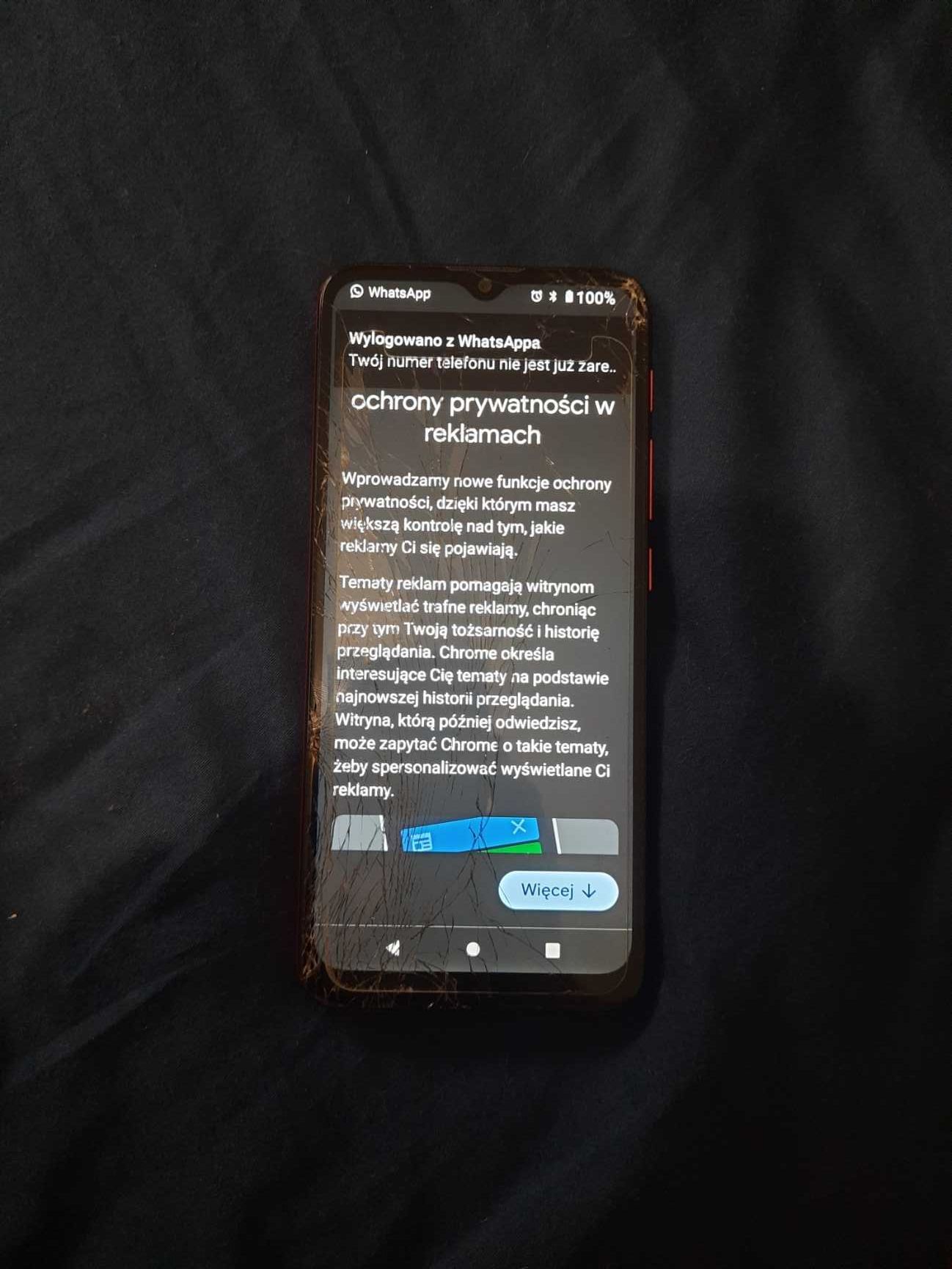 Moto E7 POWER 4/64GB DS C-RED + Szkło hartowane