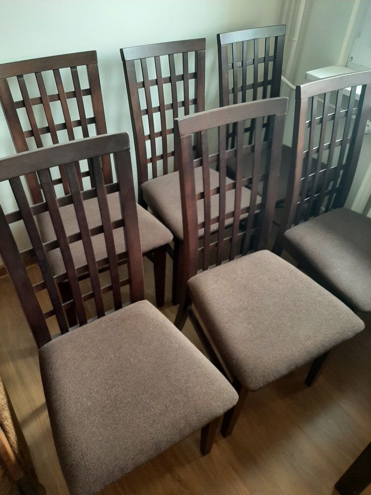 Stół wenge + 6 krzeseł