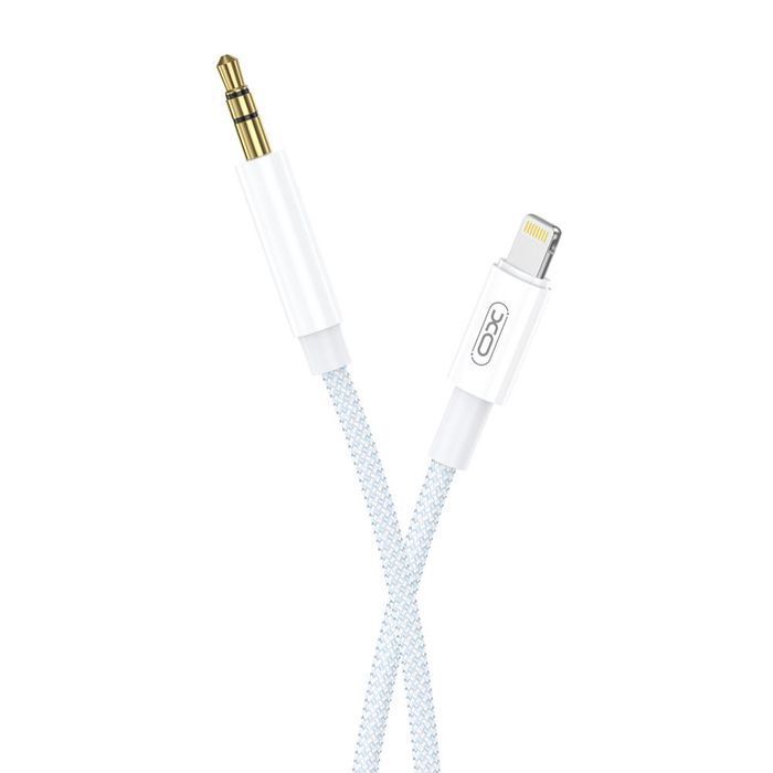 Xo Kabel Audio Nb-R211A Lightning - Jack 3,5Mm 1,0 M Biało-Niebieski