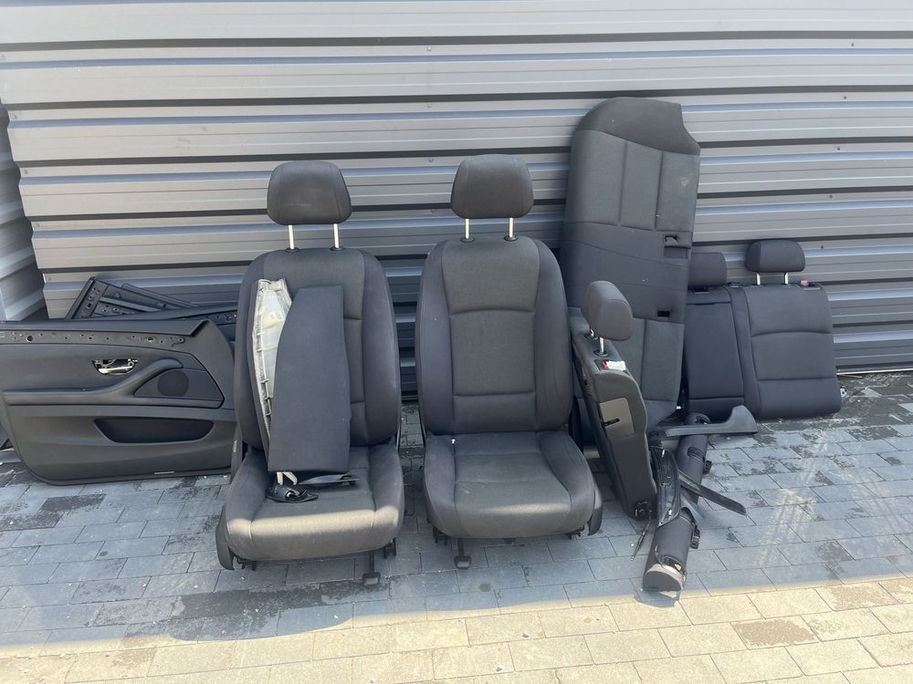 Wnetrze fotele boczki bmw 5 f11 2015r elektryka airbag