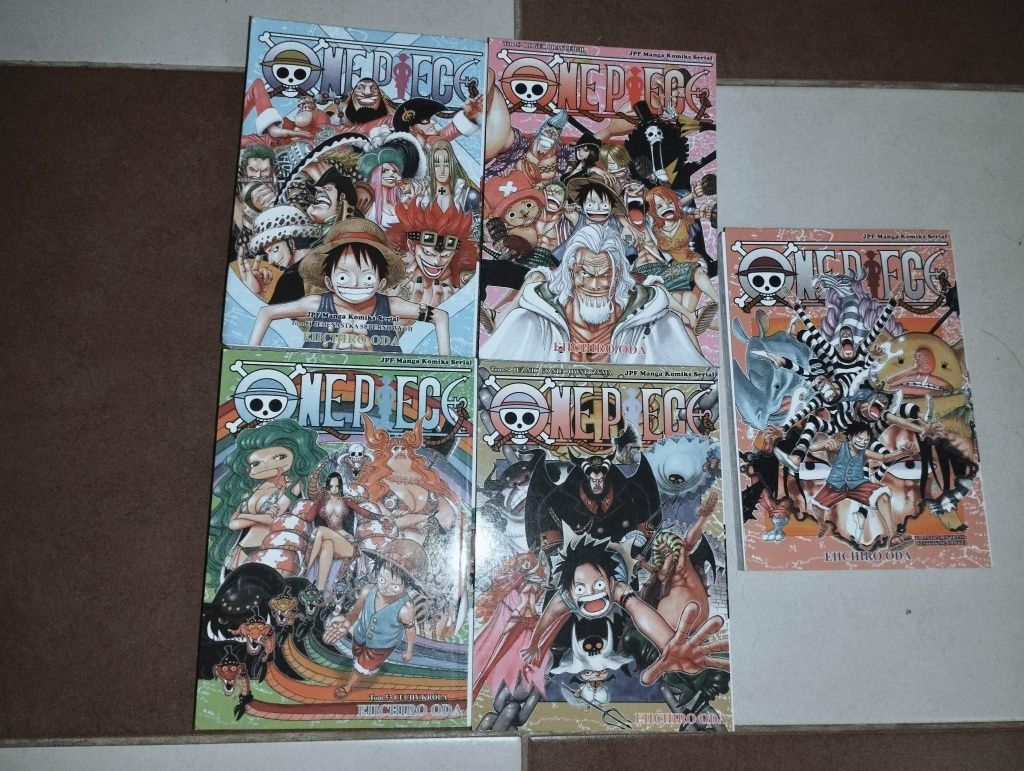 One Piece mangi książki