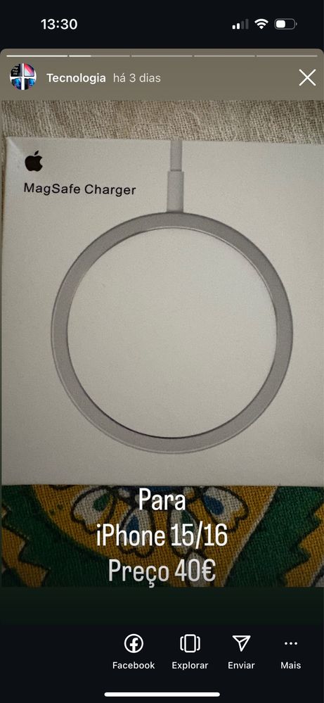 Carregador apple