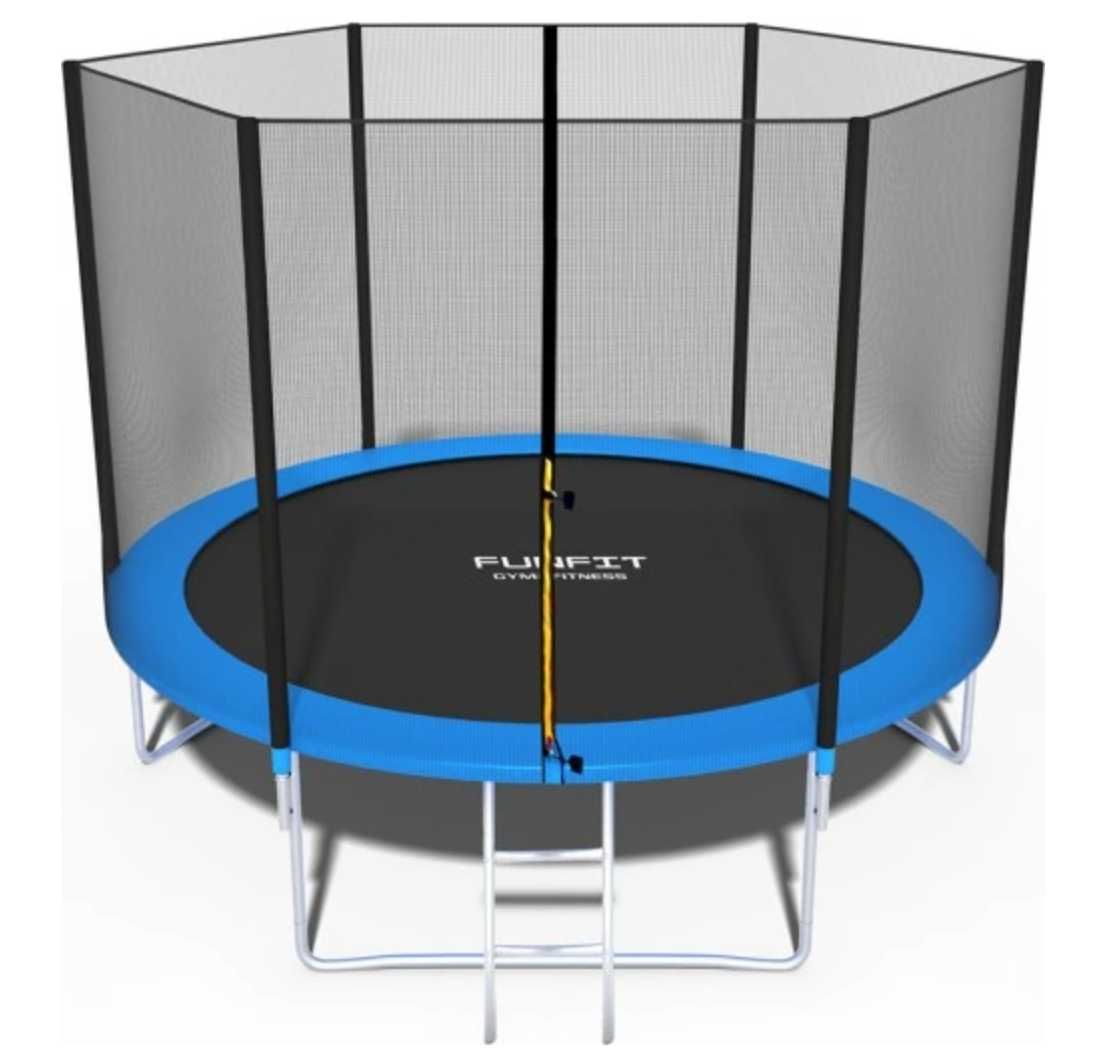 Trampolina Ogrodowa 312CM Z Siatką I Drabinką FUNFIT