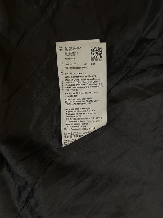 Пальто HUGO teddy оверсайз колір чорний