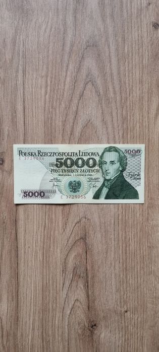 Banknot 5000 PRL seria E