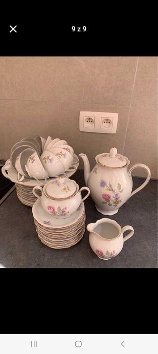 Porcelana stara Seltmann Weiden Bawaria 40 sztuk