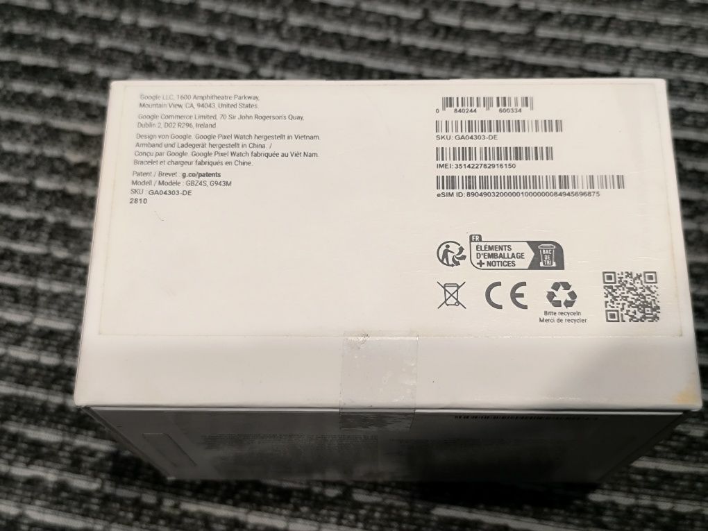 Zegarek smartwatch google pixel watch lte