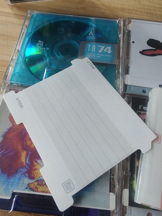 Mini disc TDK , Sony , Maxell,