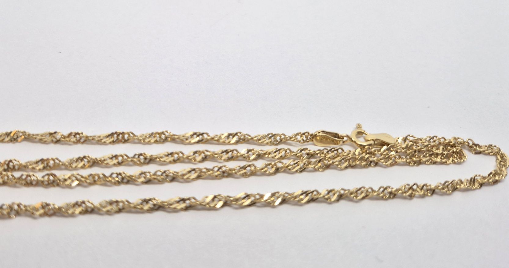 Łańcuszek złoty 5,63g, złoto 18 KT, Komis Jasło Czackiego
