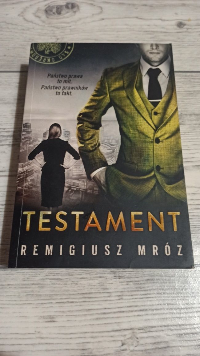Książka Testament - R. Mróz
