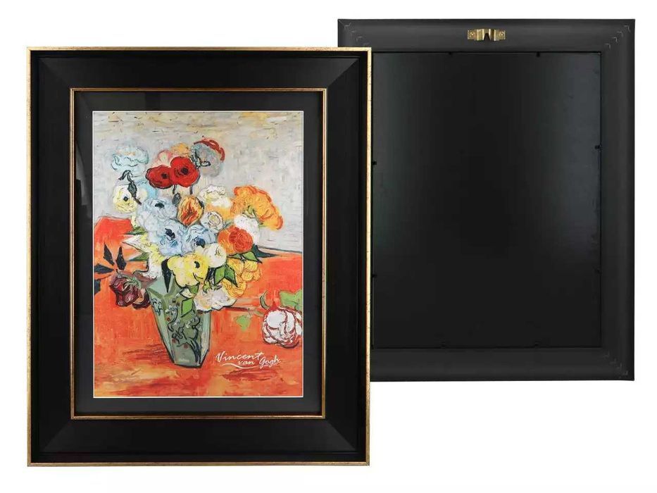 Obraz - V. van Gogh, Róże i zawilce