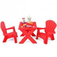 Meble dla dzieci Stolik + 2 krzesła ogrodowe