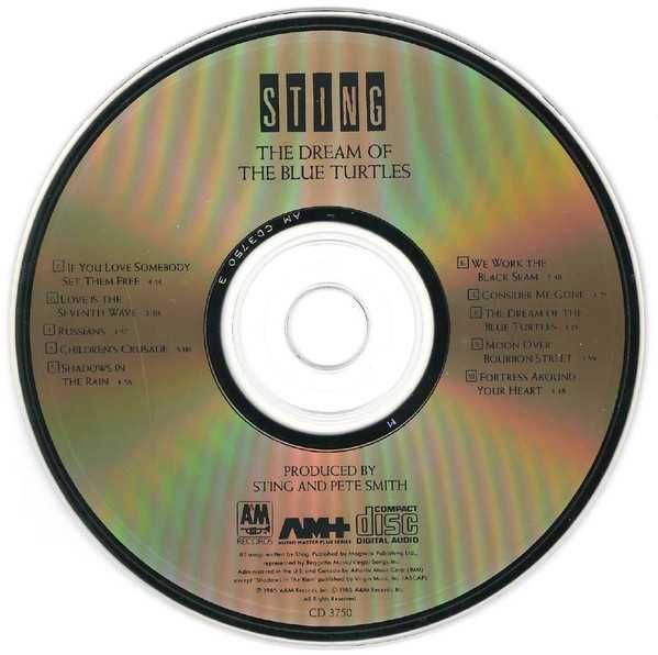Sting CD The Dream Of The Blue Turtles            legenda   ideał