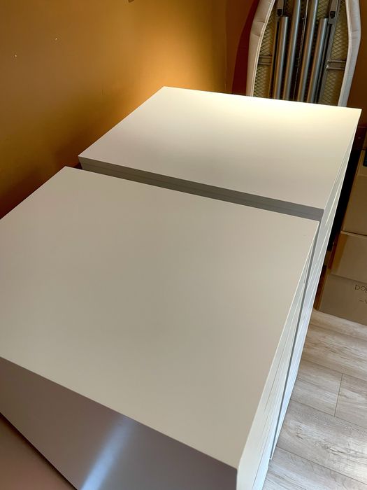 2 komody IKEA Alex 9 szuflad biuro komódka komoda biała
