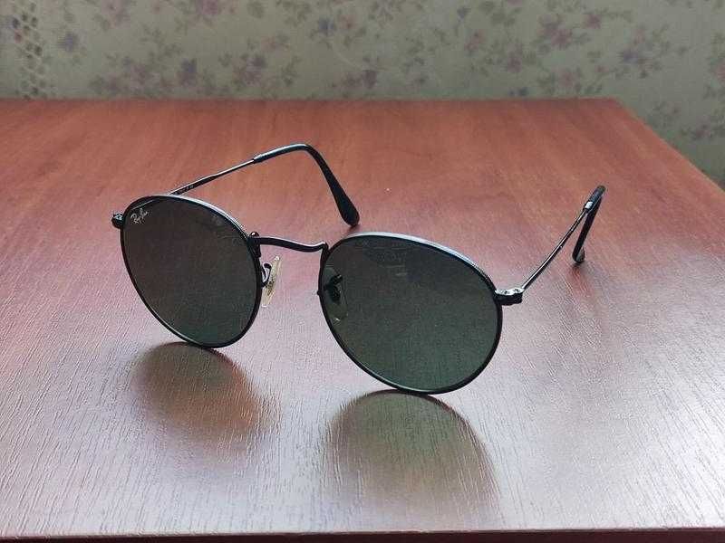 Окуляри ray-ban round metal rb3447 002 оригінал