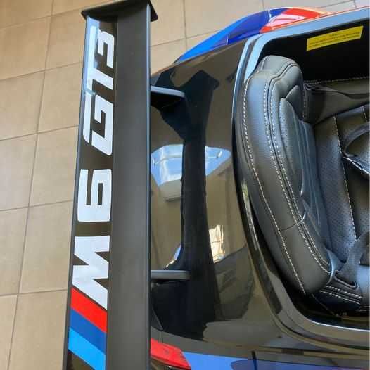 Pojazd na akumulator BMW M6 GT3 Nawiew powietrza