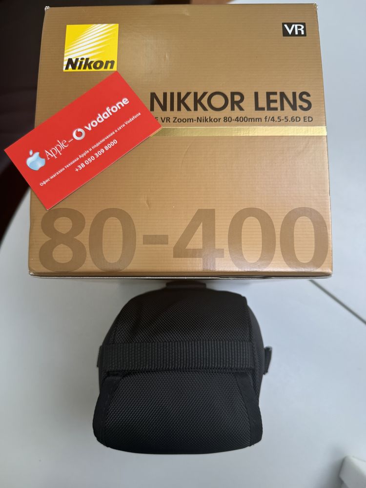 Об'єктив Nikon 80-400mm f/4.5-5.6D VR AF ED Zoom-Nikkor