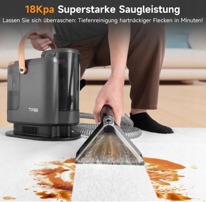 TAB R3 18 KPa Odkurzacz dywanowy wysokociśnieniowy 2850 ml USZKODZONY