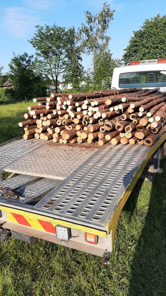 Stemple drewniane budowlane  slupki Z TRANSPORTEM mazowieckie