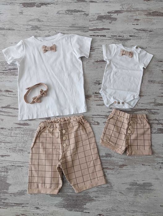 Komplet dla braci rodzeństwo 128 i 68