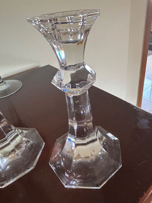 Castiçais em cristal Atlantis