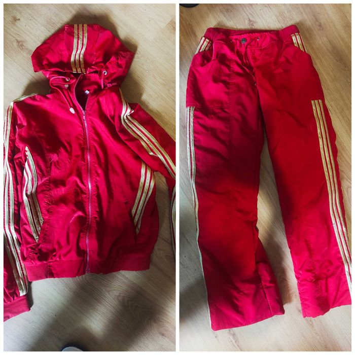 Спортивний теплий костюм червоний