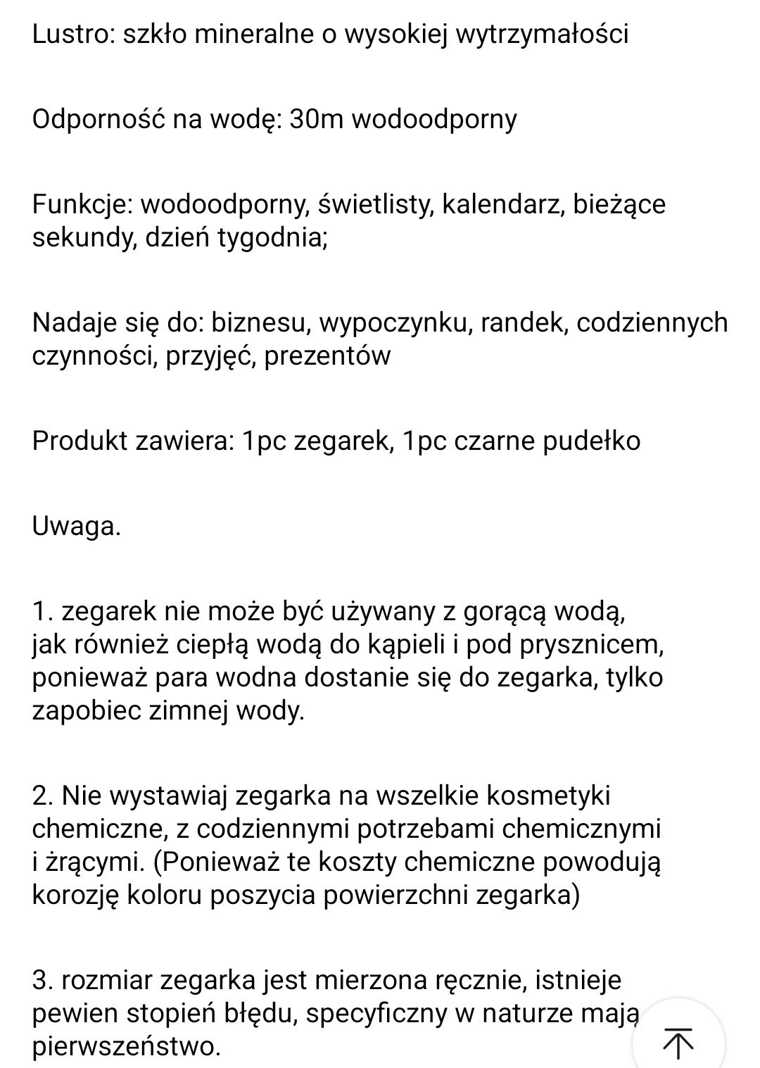 Luksusowy zegarek.  Duża koperta. NOWY! Dostępne 3 sztuki!