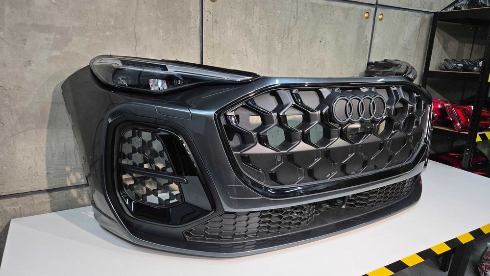 Бампер + фари Audi Q5 SQ5 Matrix 2025 (Європа)