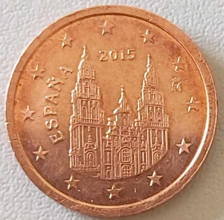 2 cêntimos de 2015 de Espanha, Santiago de Compostela