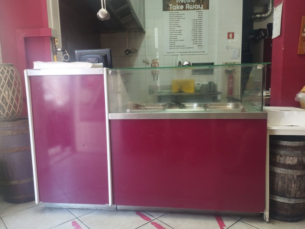 Banho maria com 3 cubas