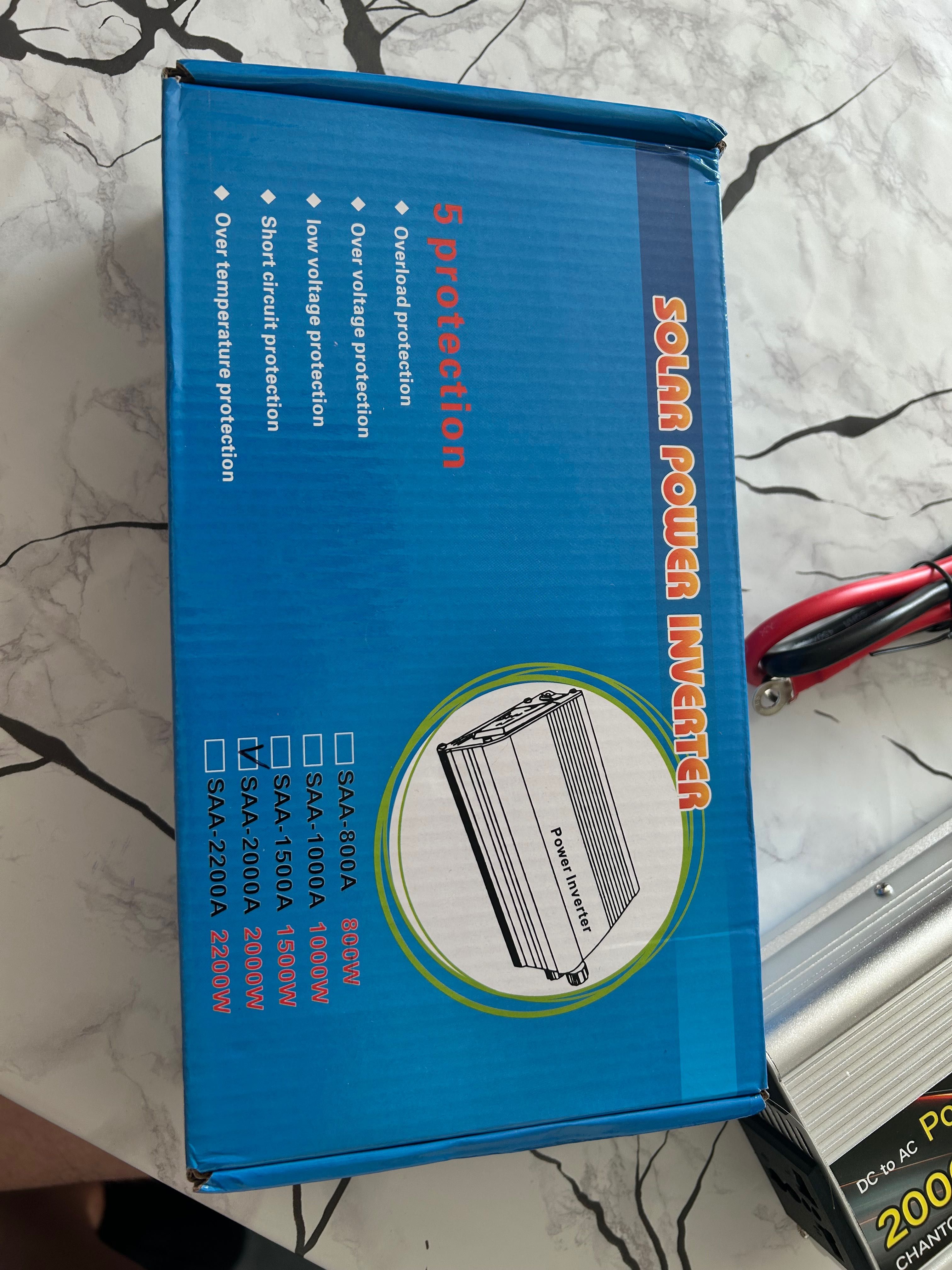 Inwerter samochodowy 12-220v 2000watt