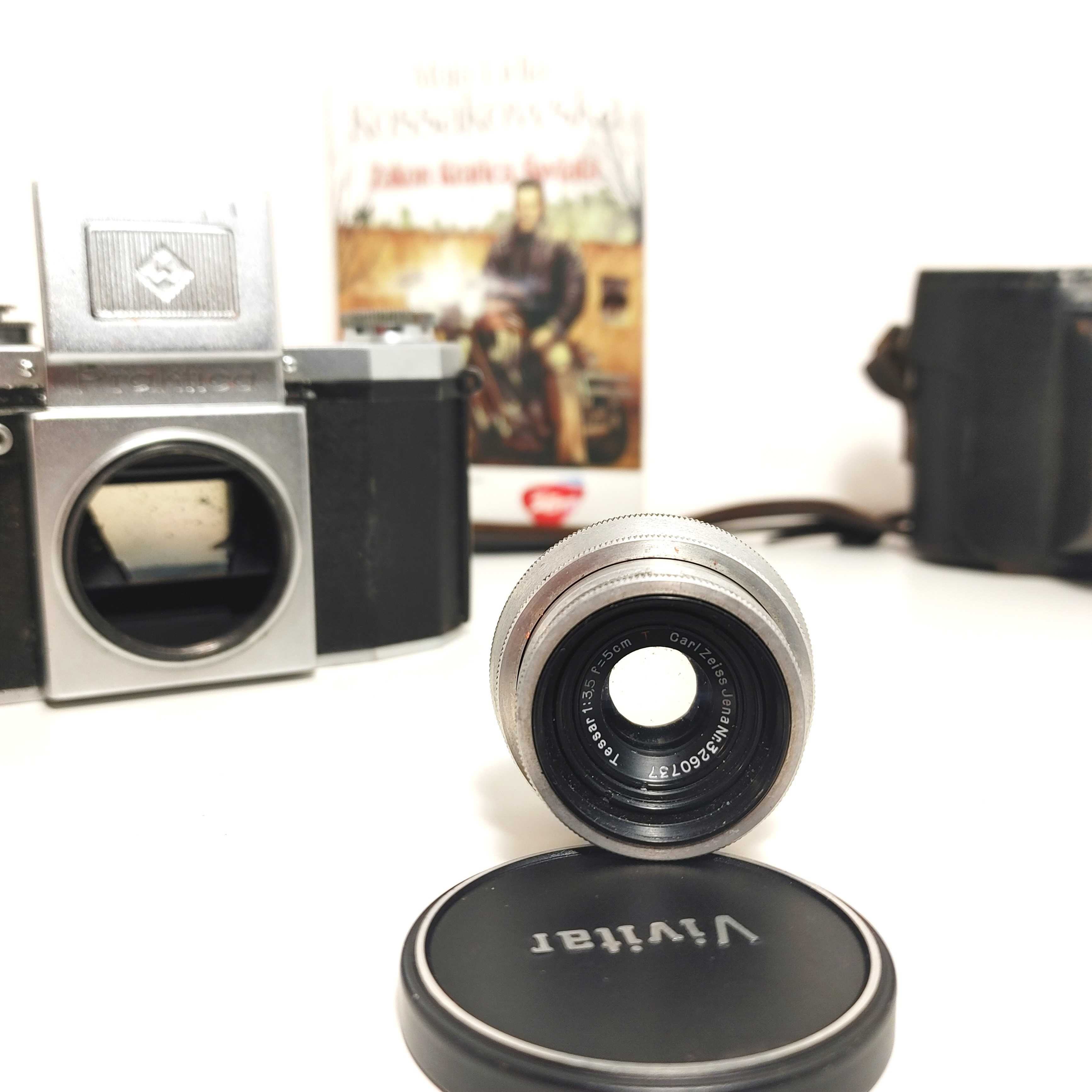 Lustrzanka analogowa PRAKTICA KW  I Gen 1949 rok Carl Zeiss Tessar M42