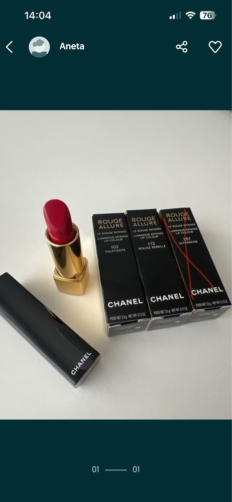 Pomadki Chanel Rouge Allure