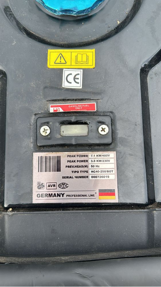 Agregat Prądotwórczy LUBBTERT 7.1kw 3 fazowy