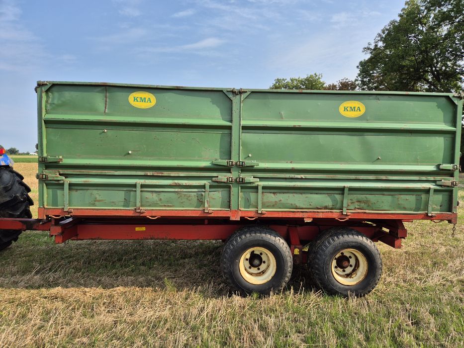 Przyczepa tandem 11 ton 3 strony