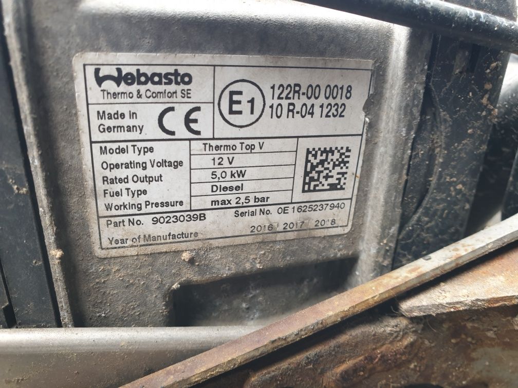 Bmw e90 e91 n47 n57 m47 m57 Webasto diesel TERMO TOP V TT5