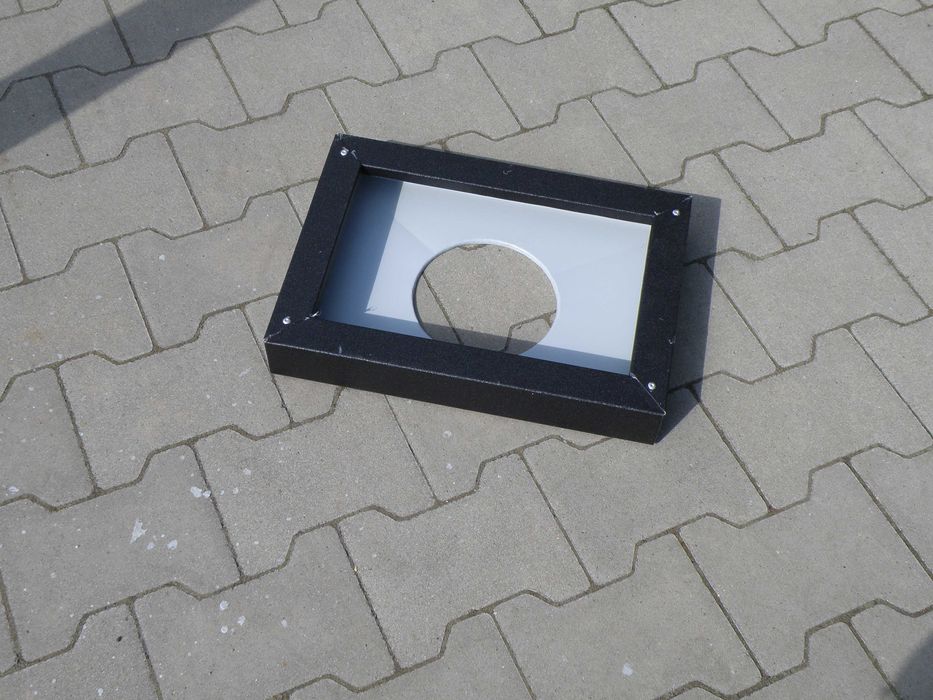 Czapa komina , obróbka komina