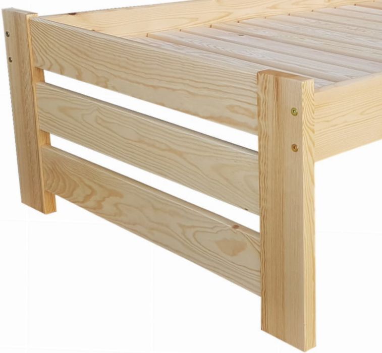 Łóżko sosnowe NESTOR PLUS dla seniora Zaczarowana Sypialnia 90x200