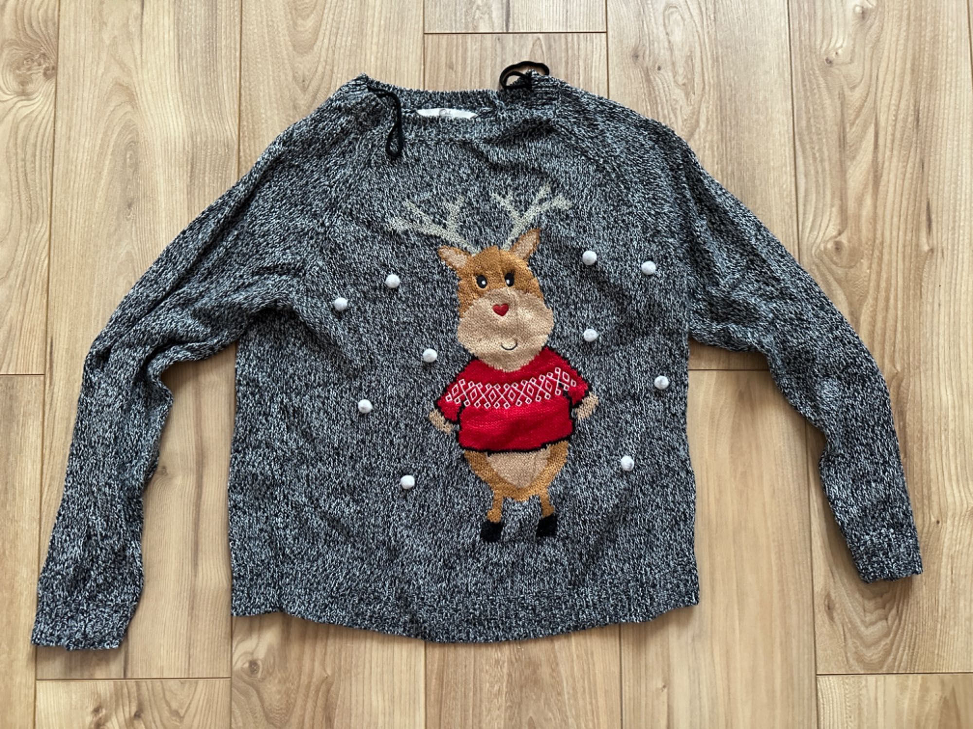Sweter z reniferem rozmiar L