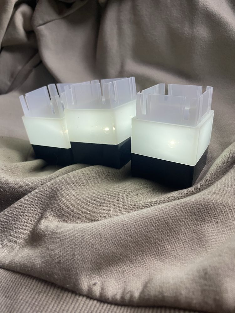 Lampki na slupek ogrodzeniowy 5x5